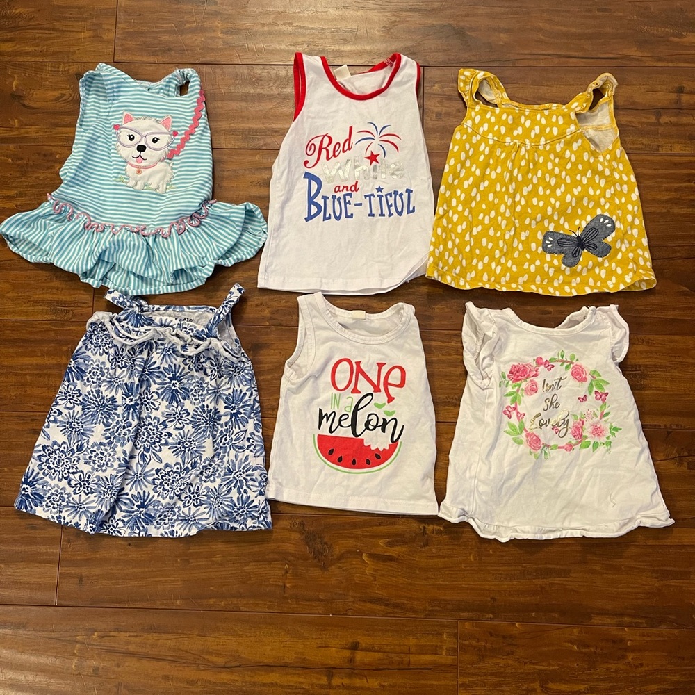 Lot of baby girl tops